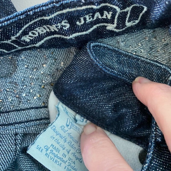 soft denim jeans with silver studs - Picture 6 of 6